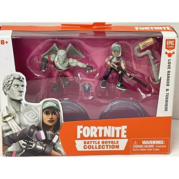Fortnite Battle Royale Collection Love Ranger & Teknique Figures - Picture 1 of 2